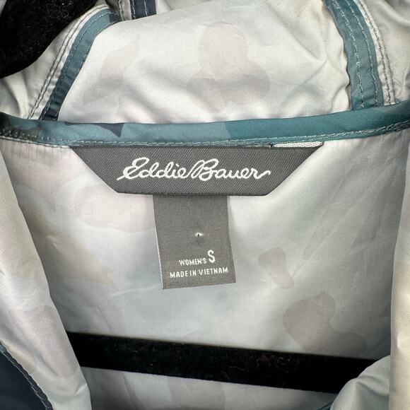 Columbia Momentum green Camo Print Windbreaker Jacket Womens Size Small - Picture 6 of 6